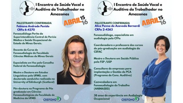 I ENCONTRO DE SAÚDE VOCAL E AUDITIVA DO TRABALHADOR NO AMAZONAS